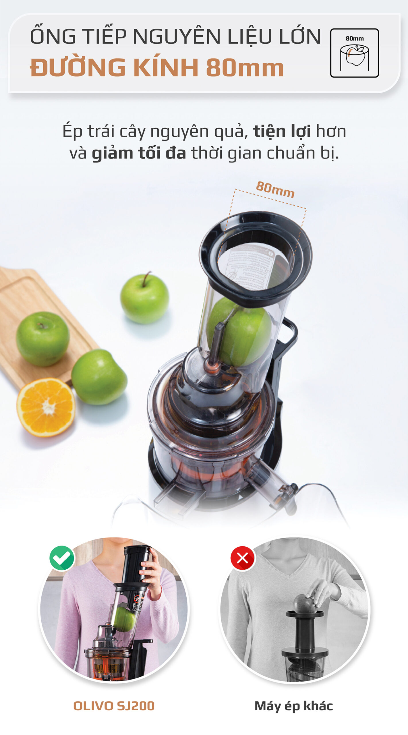 Máy Ép Chậm OLIVO SJ200