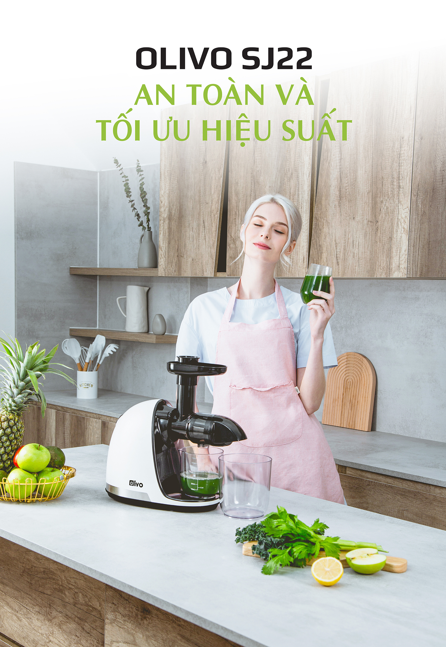 Máy Ép Chậm Trục Ngang OLIVO SJ22