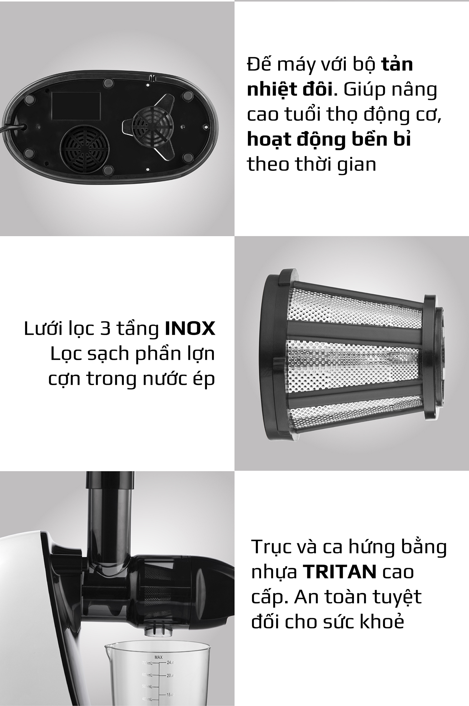 Máy Ép Chậm Trục Ngang OLIVO SJ22