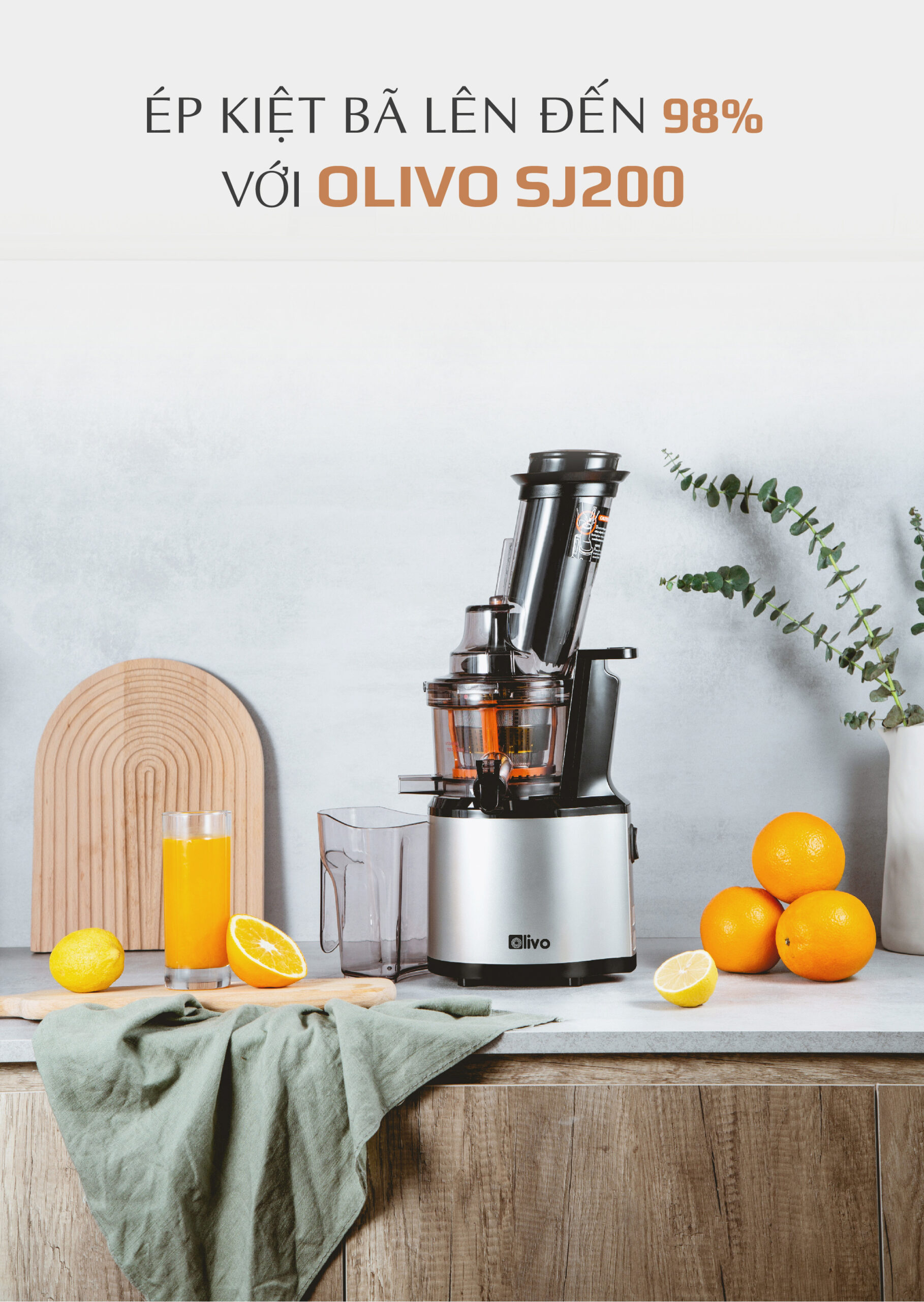 Máy Ép Chậm OLIVO SJ200