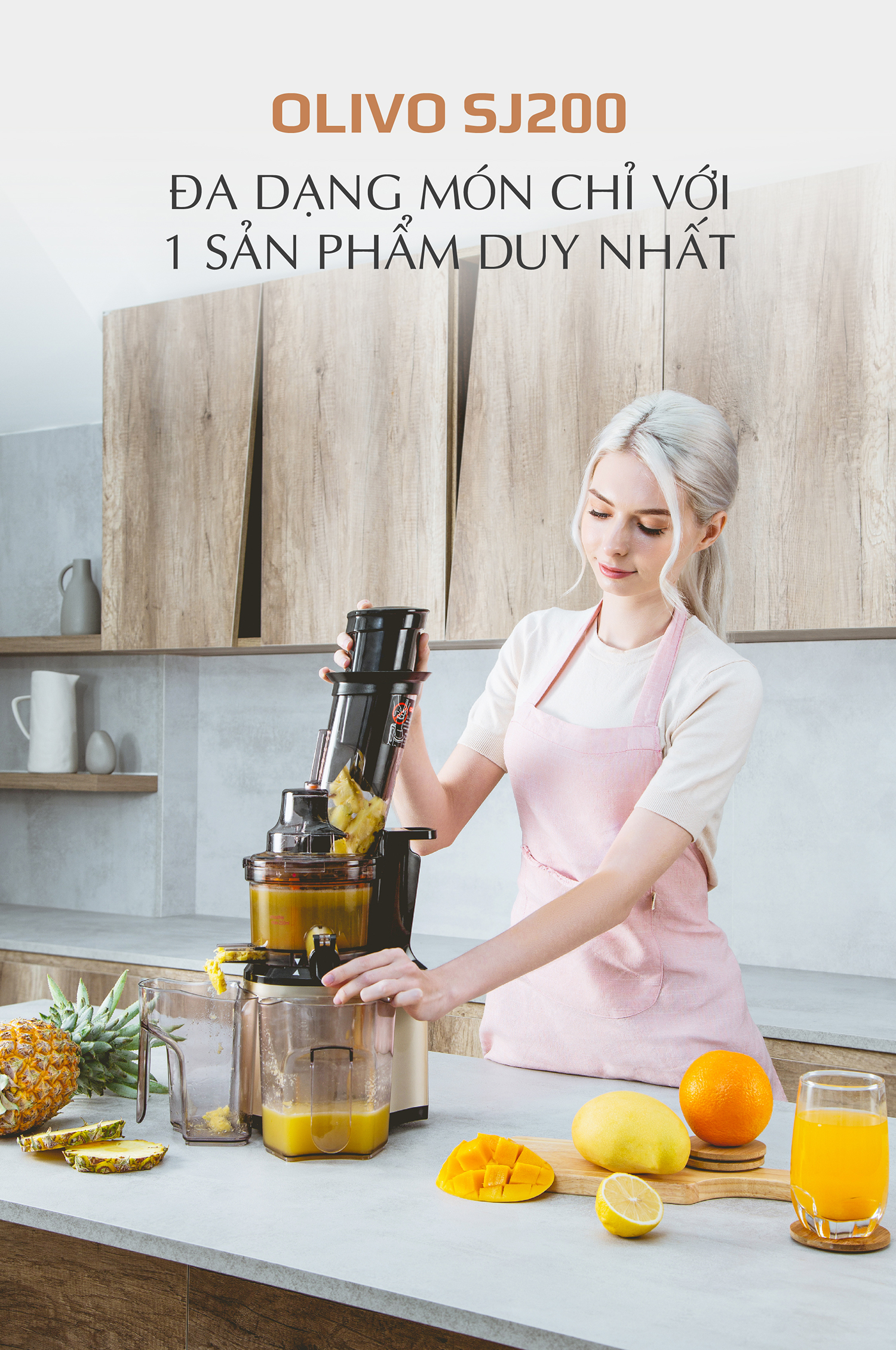 Máy Ép Chậm OLIVO SJ200