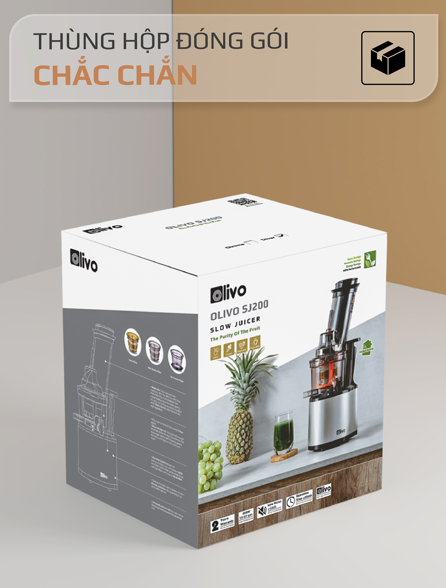 Máy Ép Chậm OLIVO SJ200