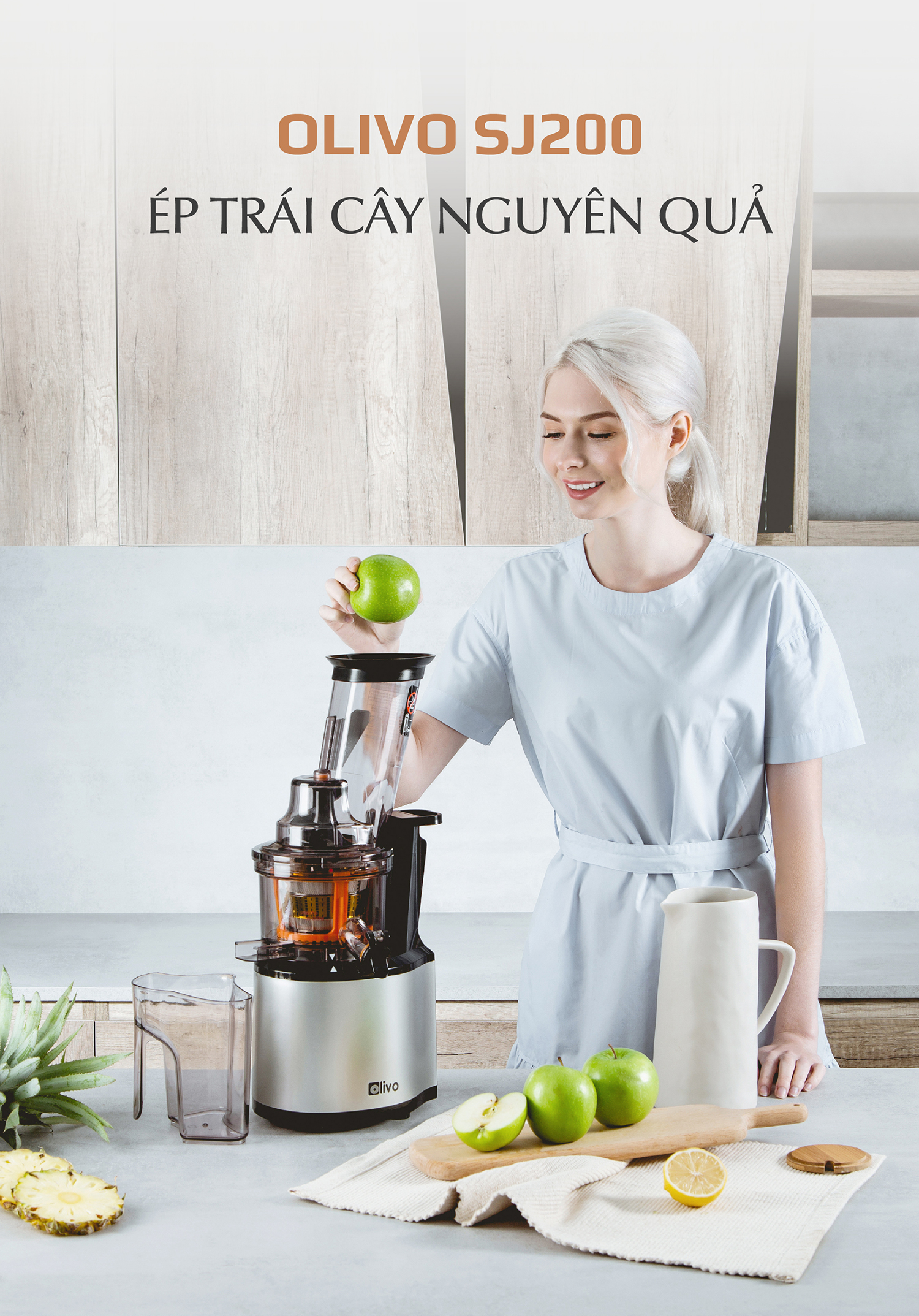 Máy Ép Chậm OLIVO SJ200