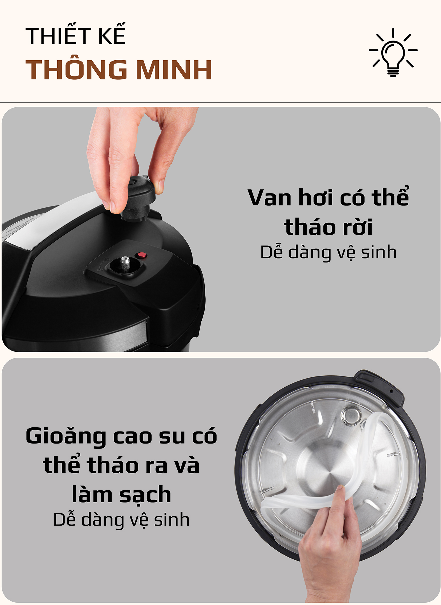 Nồi Áp Suất Điện Đa Năng OLIVO PC60