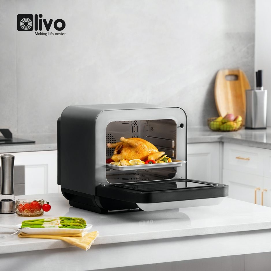Món hấp chiên kết hợp với OLIVO SF18