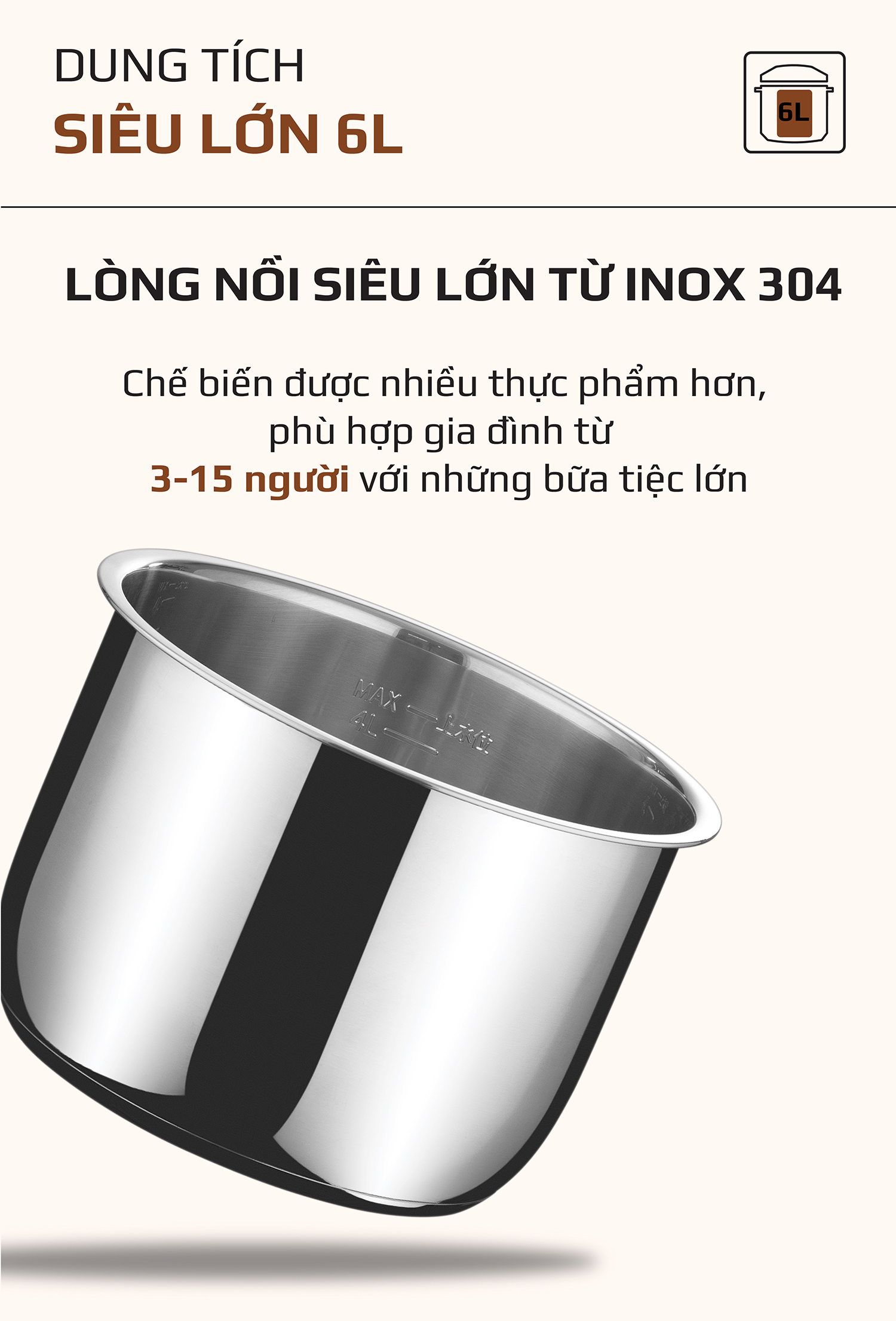 Nồi Áp Suất Điện Đa Năng OLIVO PC60