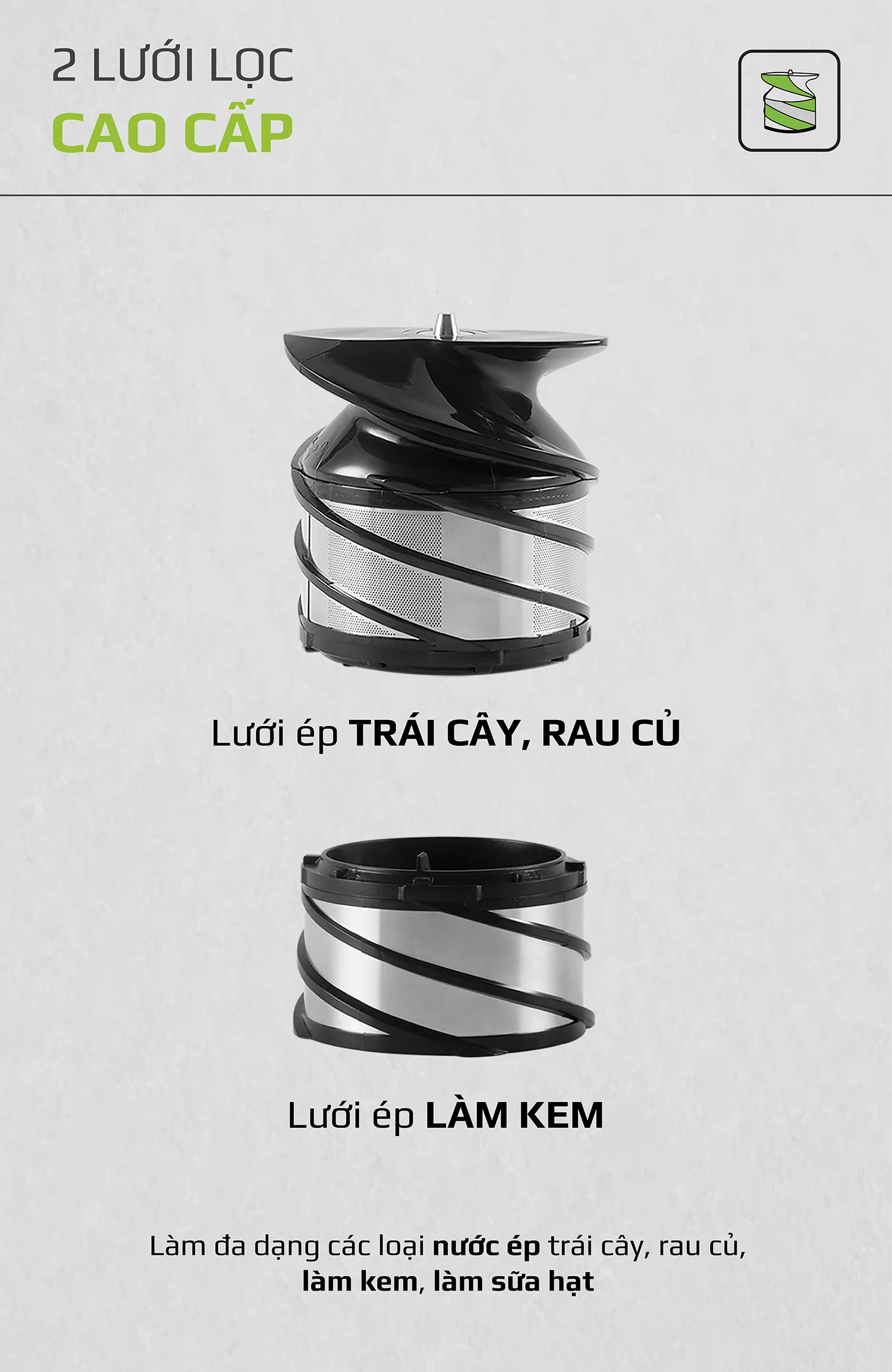 Máy Ép Chậm OLIVO SJ210