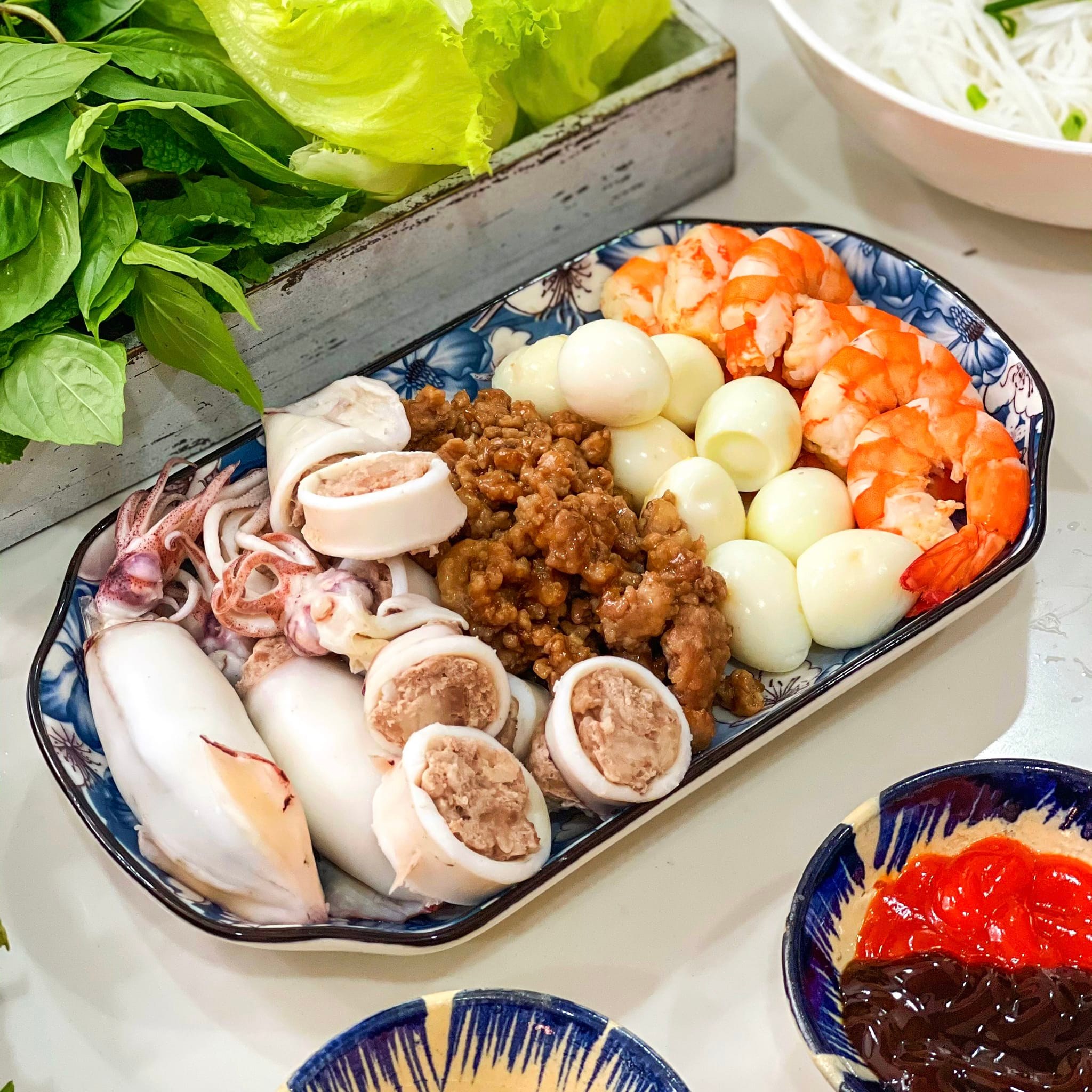 Chế biến thịt bằm và mực