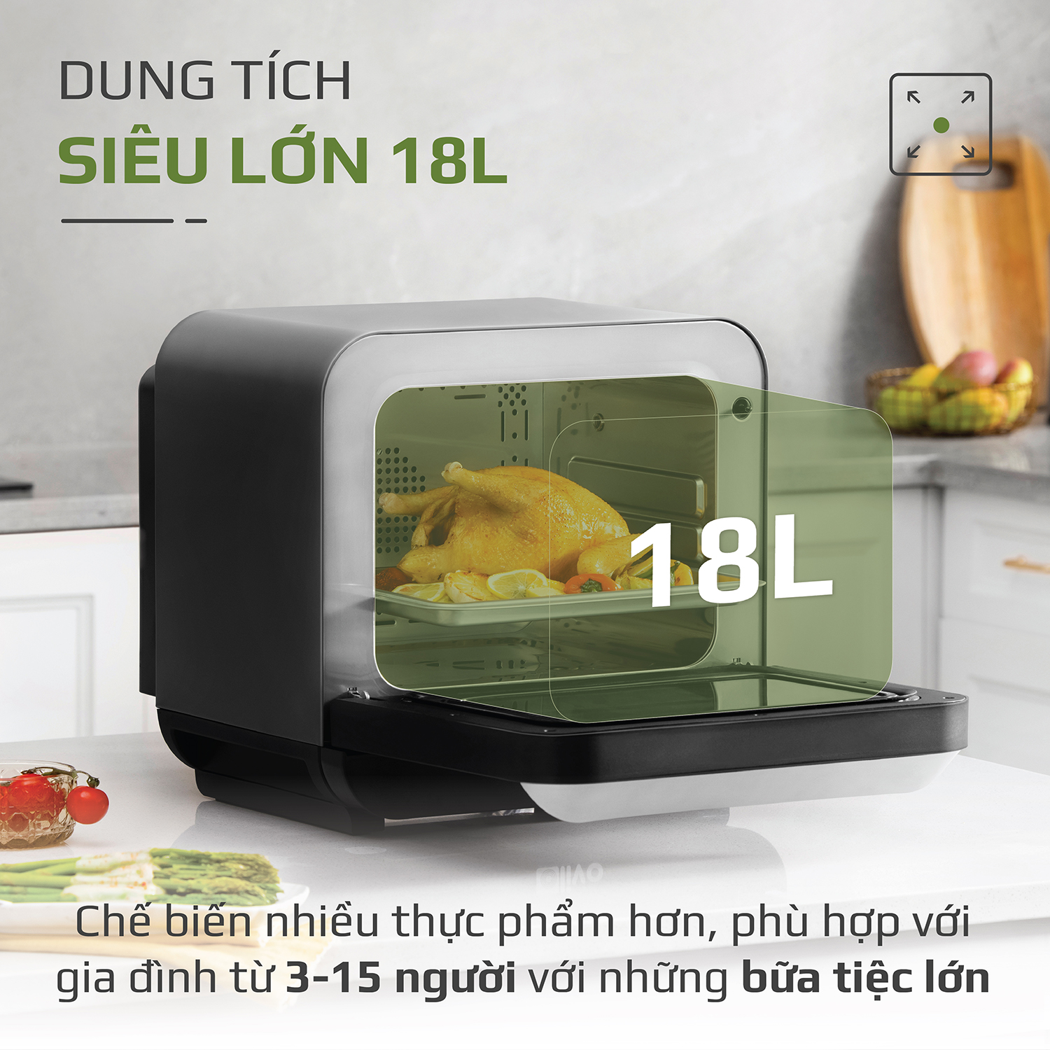 OLIVO SF18 - phân khúc nồi dung tích lớn