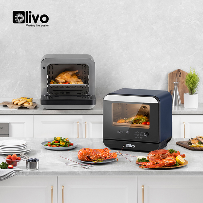 Nồi chiên hơi nước dung tích lớn OLIVO SF18