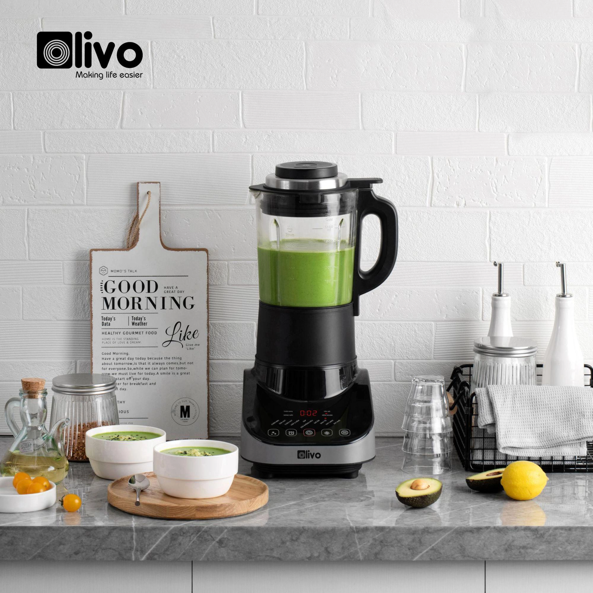 Máy xay nấu đa năng OLIVO CB20