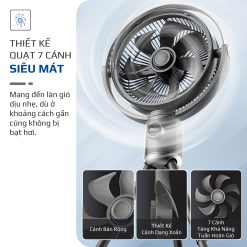 Quạt Tuần Hoàn Không Khí - Quạt Không Dây OLIVO WF1 4