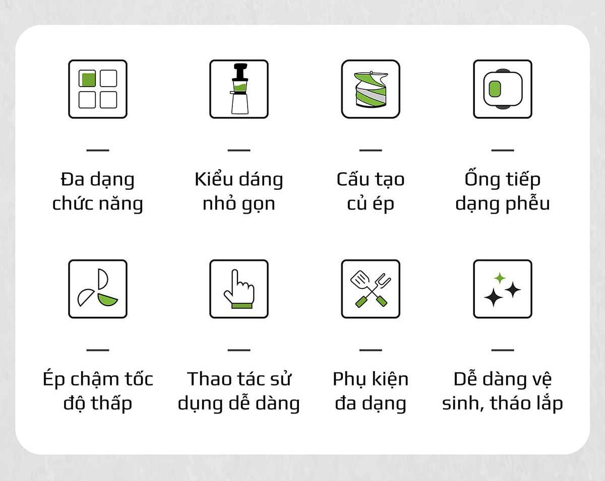 Máy Ép Chậm OLIVO SJ210