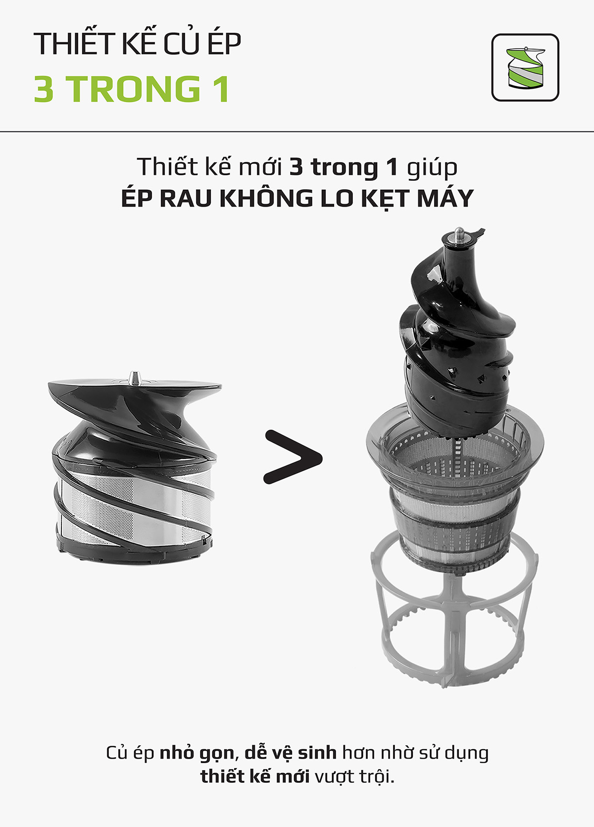 Máy Ép Chậm OLIVO SJ210