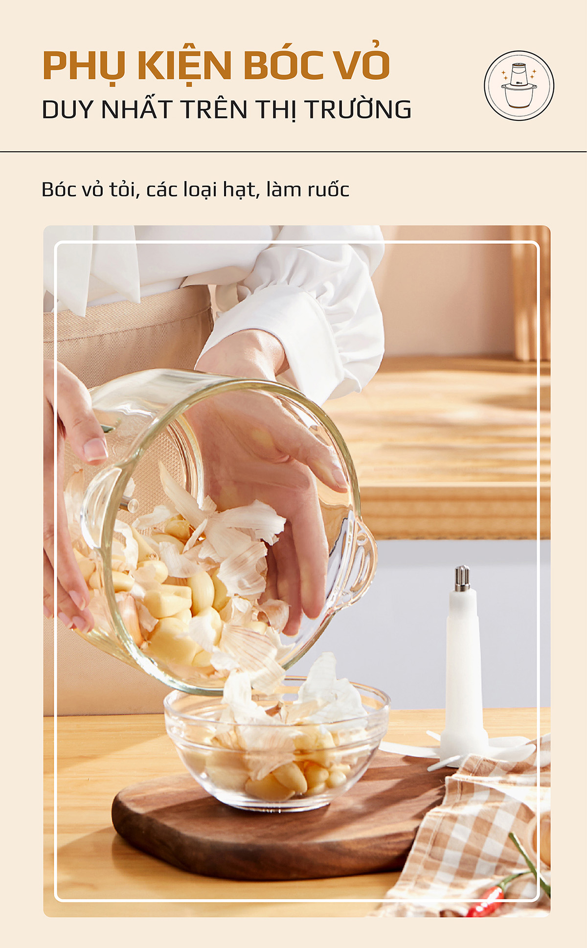 Máy Xay Thực Phẩm Đa Năng OLIVO FC21