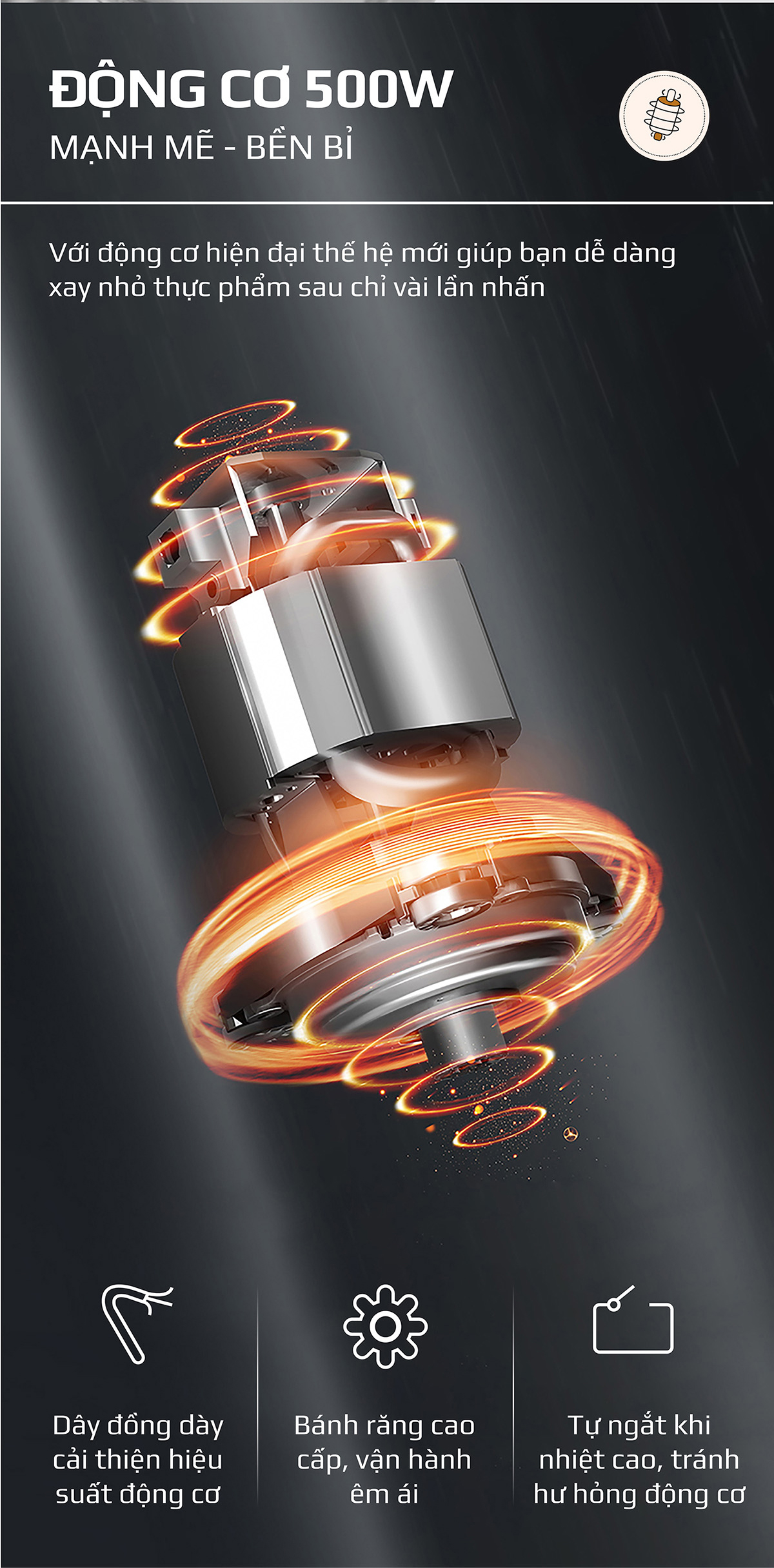 Máy Xay Thực Phẩm Đa Năng OLIVO FC21