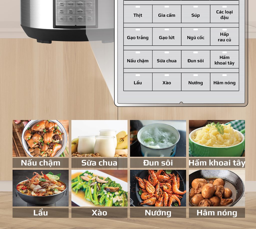 Nồi Áp Suất Điện Đa Năng OLIVO PC60