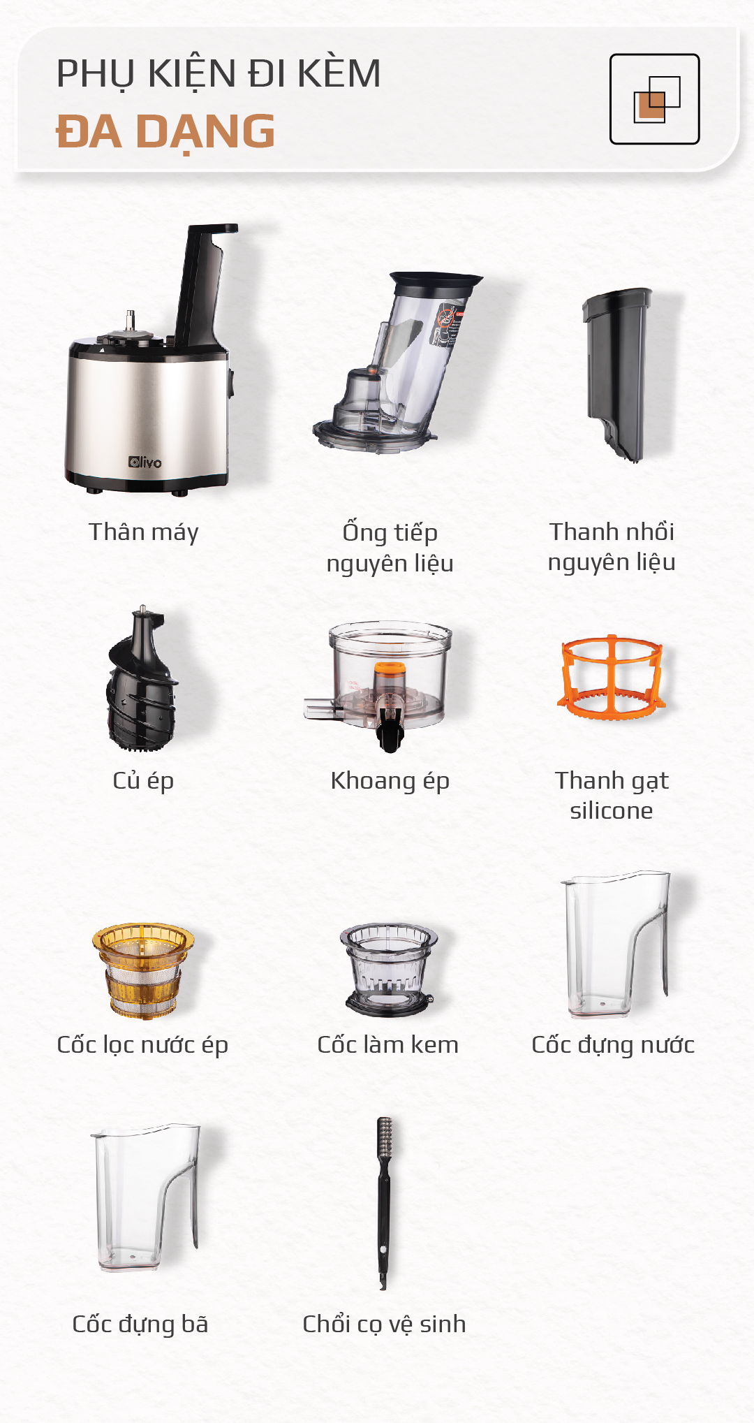 Máy Ép Chậm OLIVO SJ200