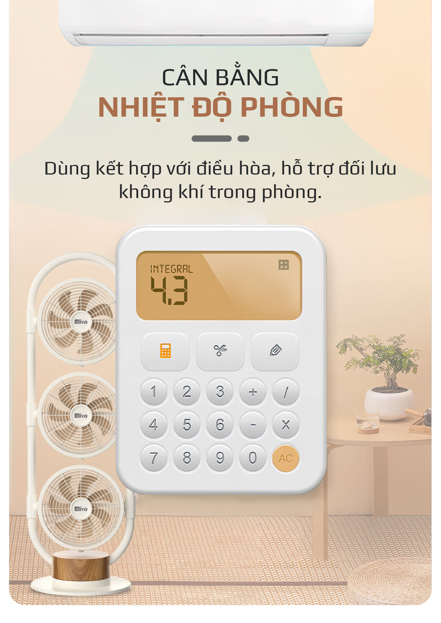 Quạt Tuần Hoàn Không Khí OLIVO CF1 PRO