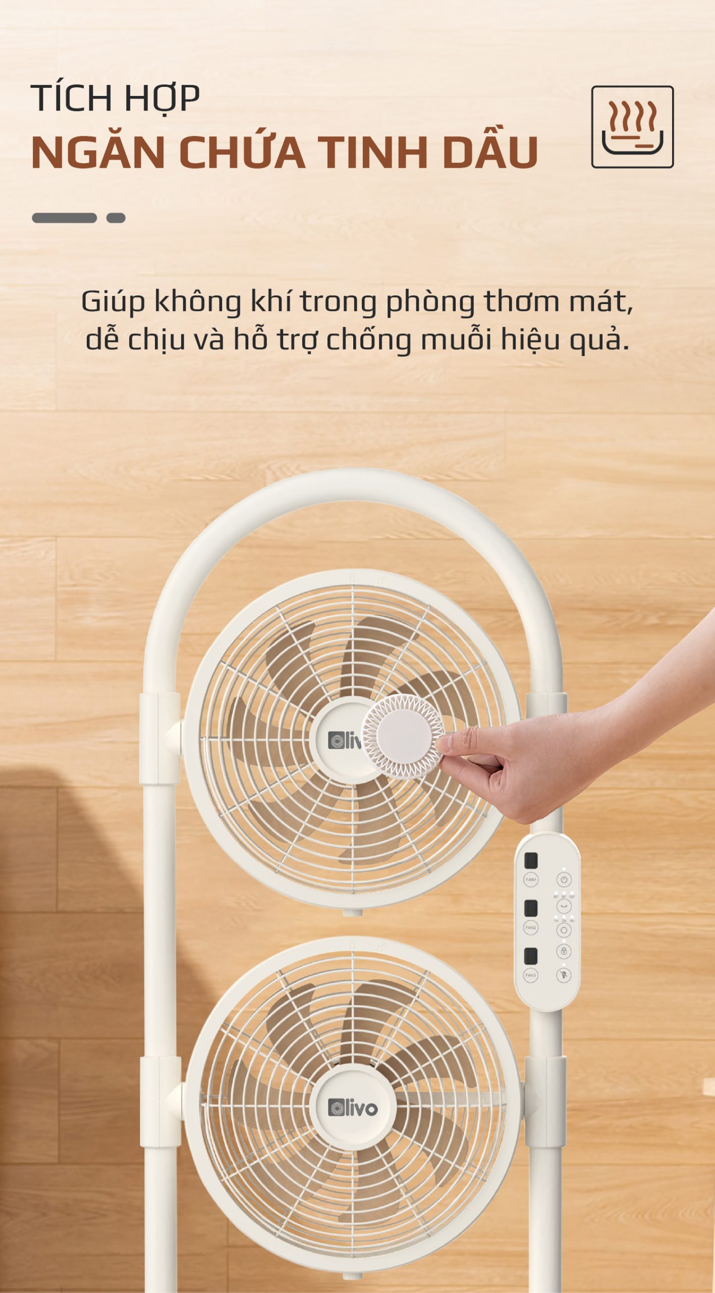 Quạt Tuần Hoàn Không Khí OLIVO CF1 PRO