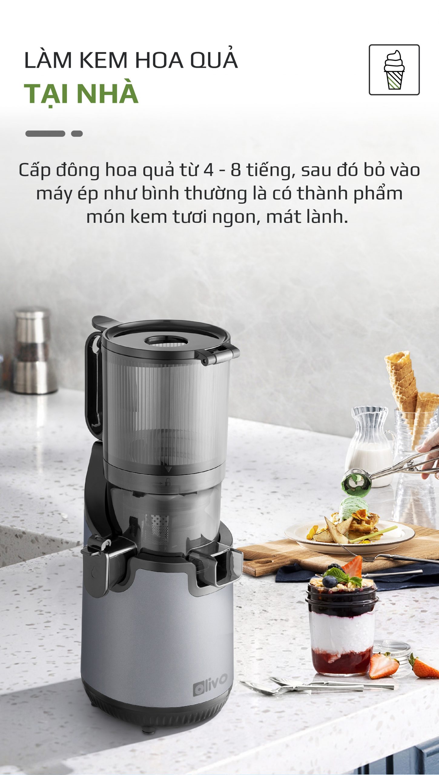 Máy Ép Chậm OLIVO SJ196