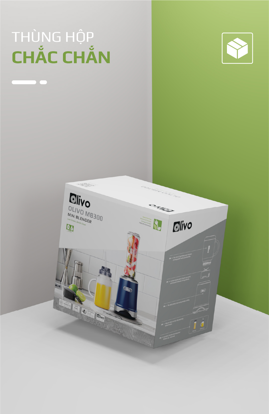 Máy Xay Sinh Tố OLIVO MB300