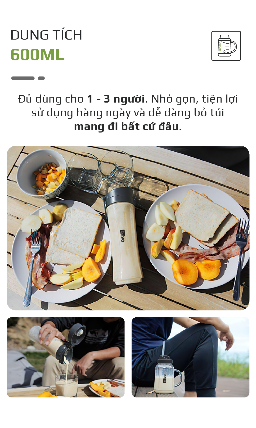 Máy Xay Sinh Tố OLIVO MB300