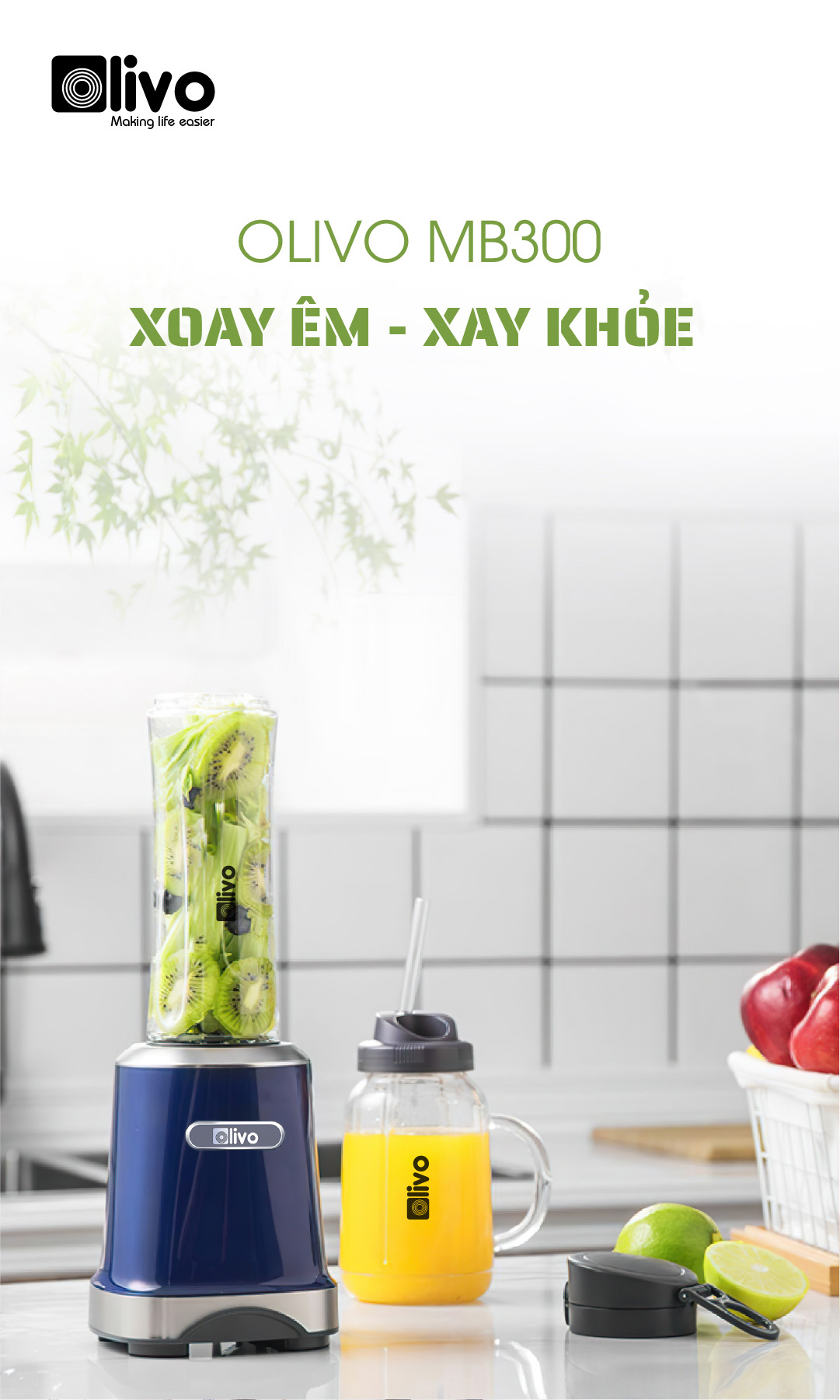 Máy Xay Sinh Tố OLIVO MB300