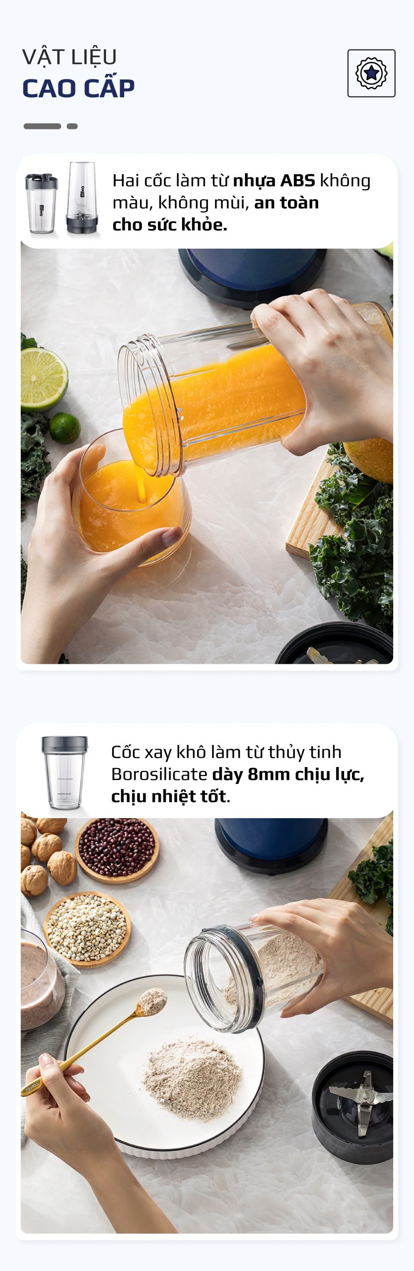 Máy Xay Sinh Tố OLIVO MB1000