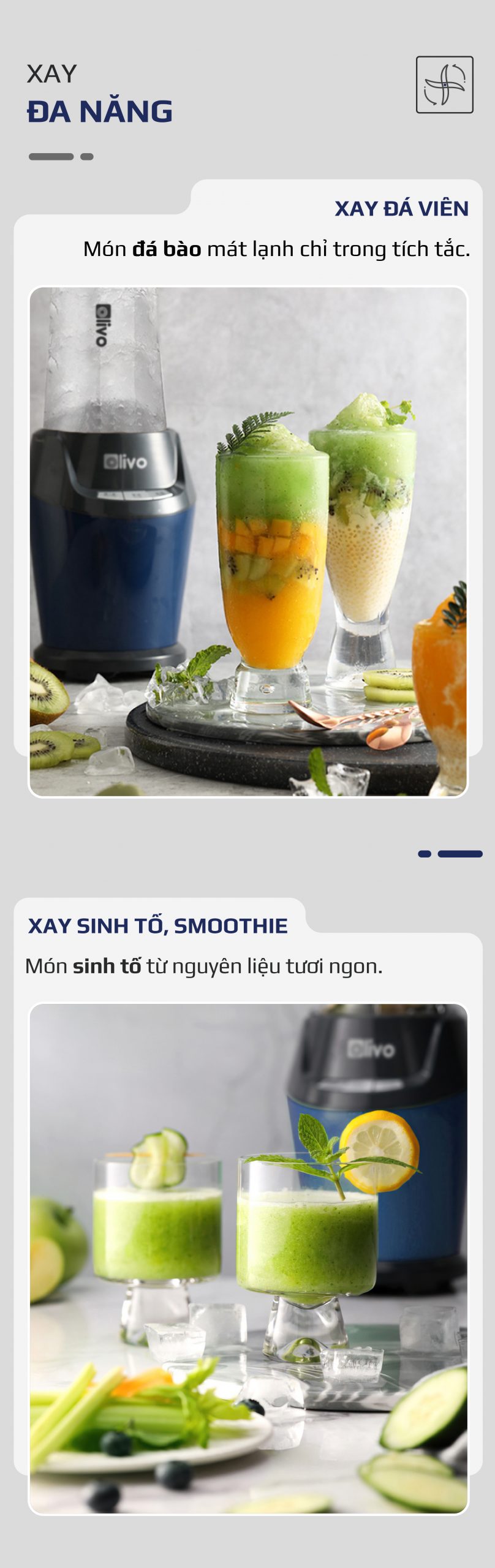 Máy Xay Sinh Tố OLIVO MB1000