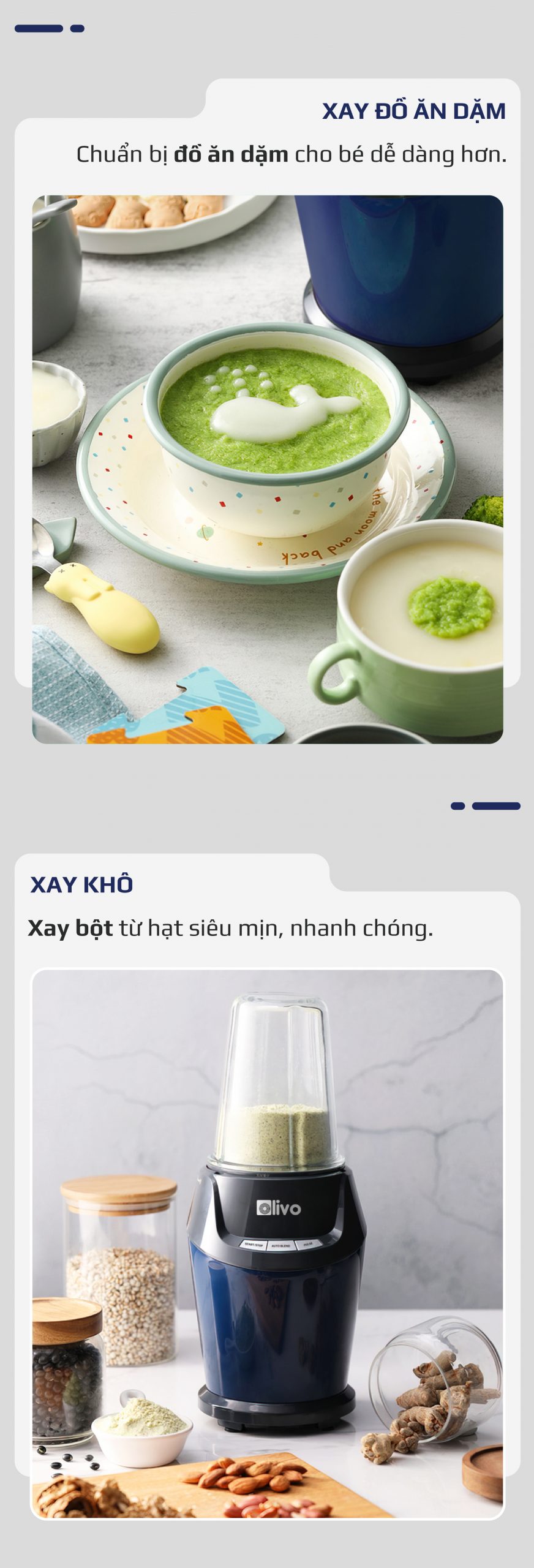 Máy Xay Sinh Tố OLIVO MB1000