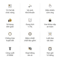 Máy Xay Nấu Đa Năng OLIVO X24 PRO 2