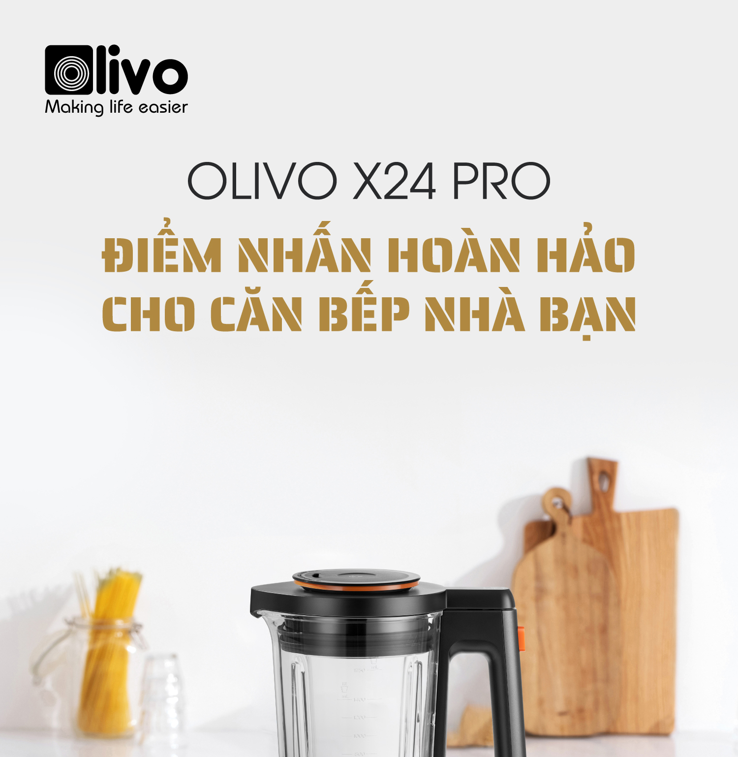 Máy Làm Sữa Hạt OLIVO X24 PRO