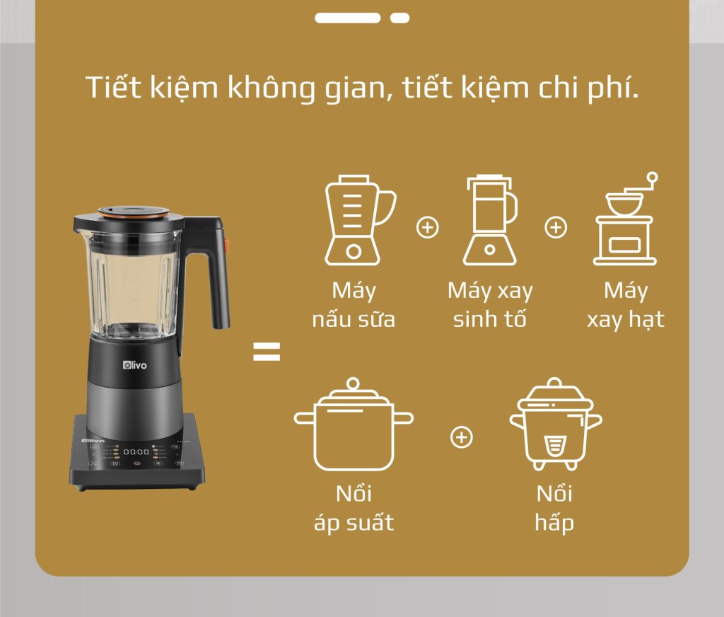 Máy Làm Sữa Hạt OLIVO X24 PRO