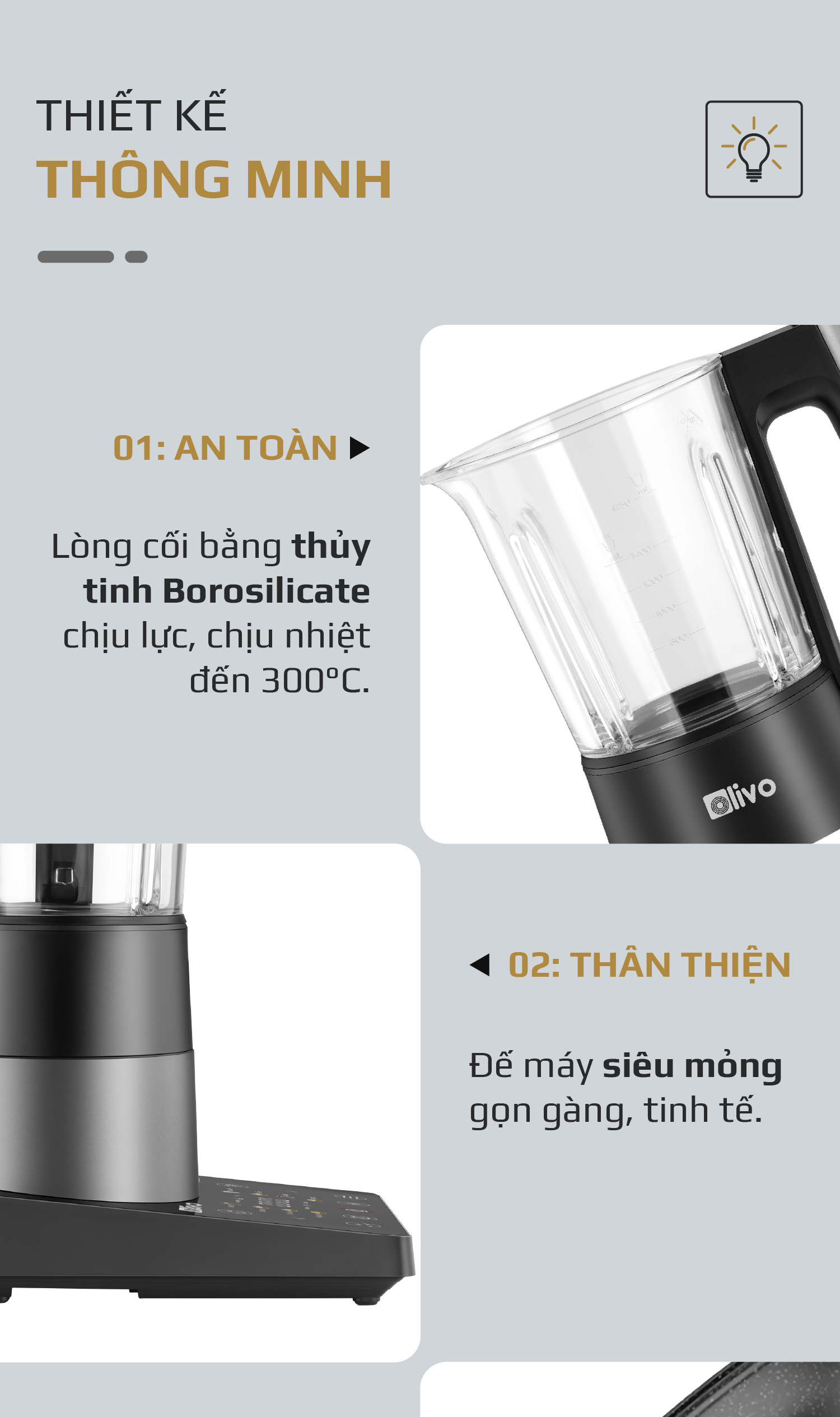 Máy Làm Sữa Hạt OLIVO X24 PRO