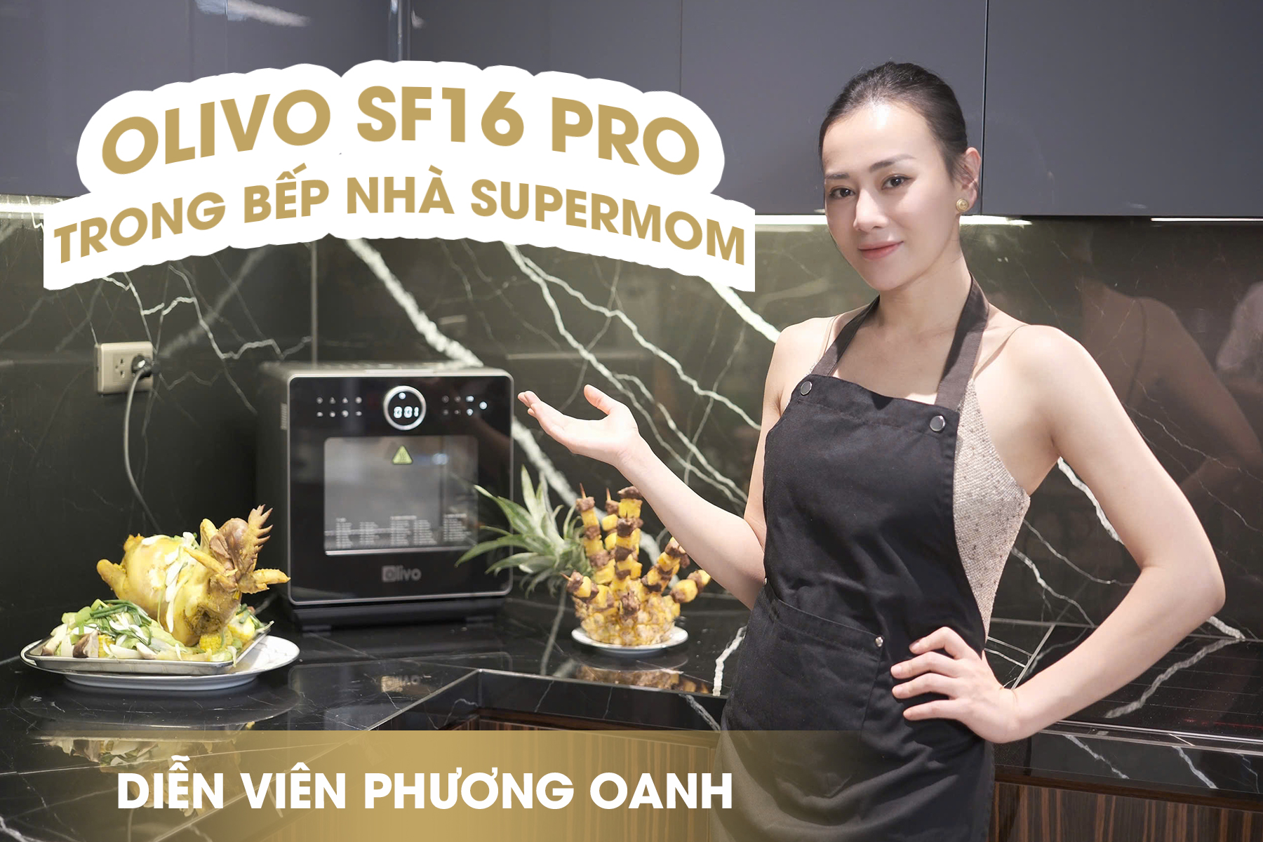 Nồi Chiên Hấp Đa Năng OLIVO SF16 PRO
