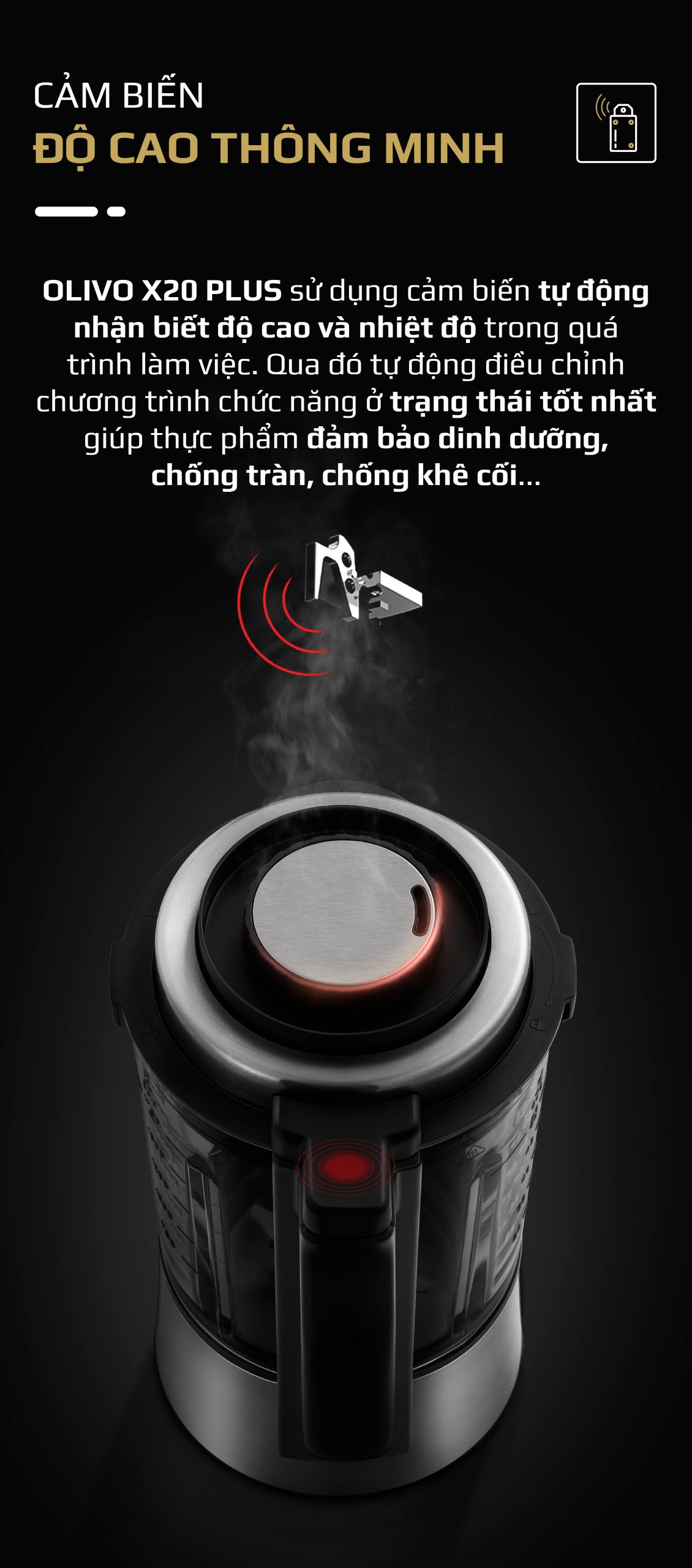 Máy Làm Sữa Hạt OLIVO X20 PLUS