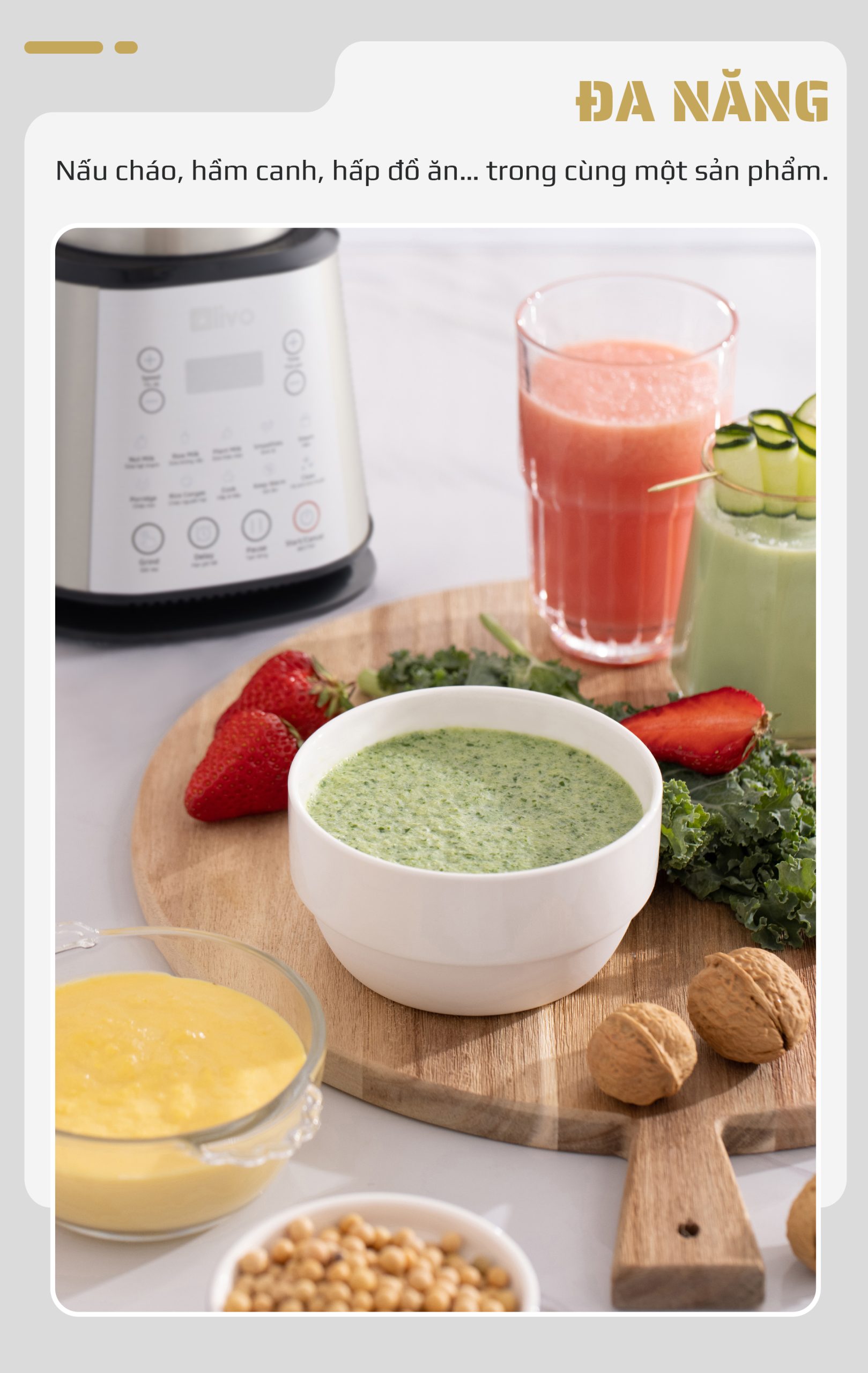 Máy Làm Sữa Hạt OLIVO X20 PLUS