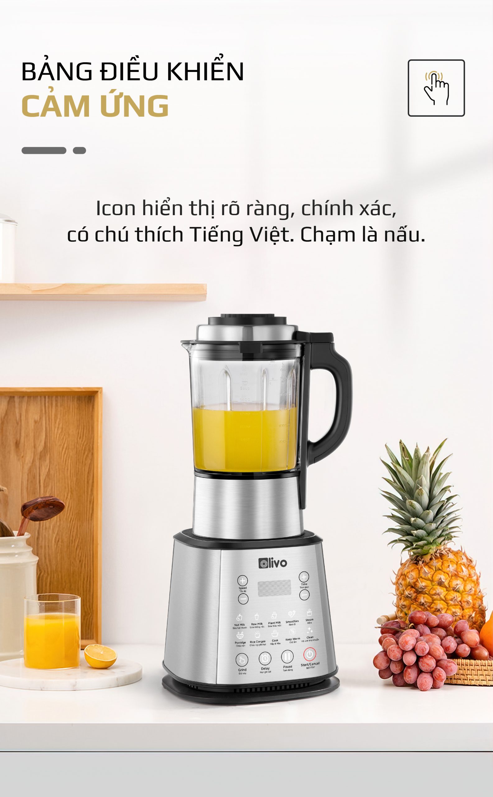 Máy Làm Sữa Hạt OLIVO X20 PLUS