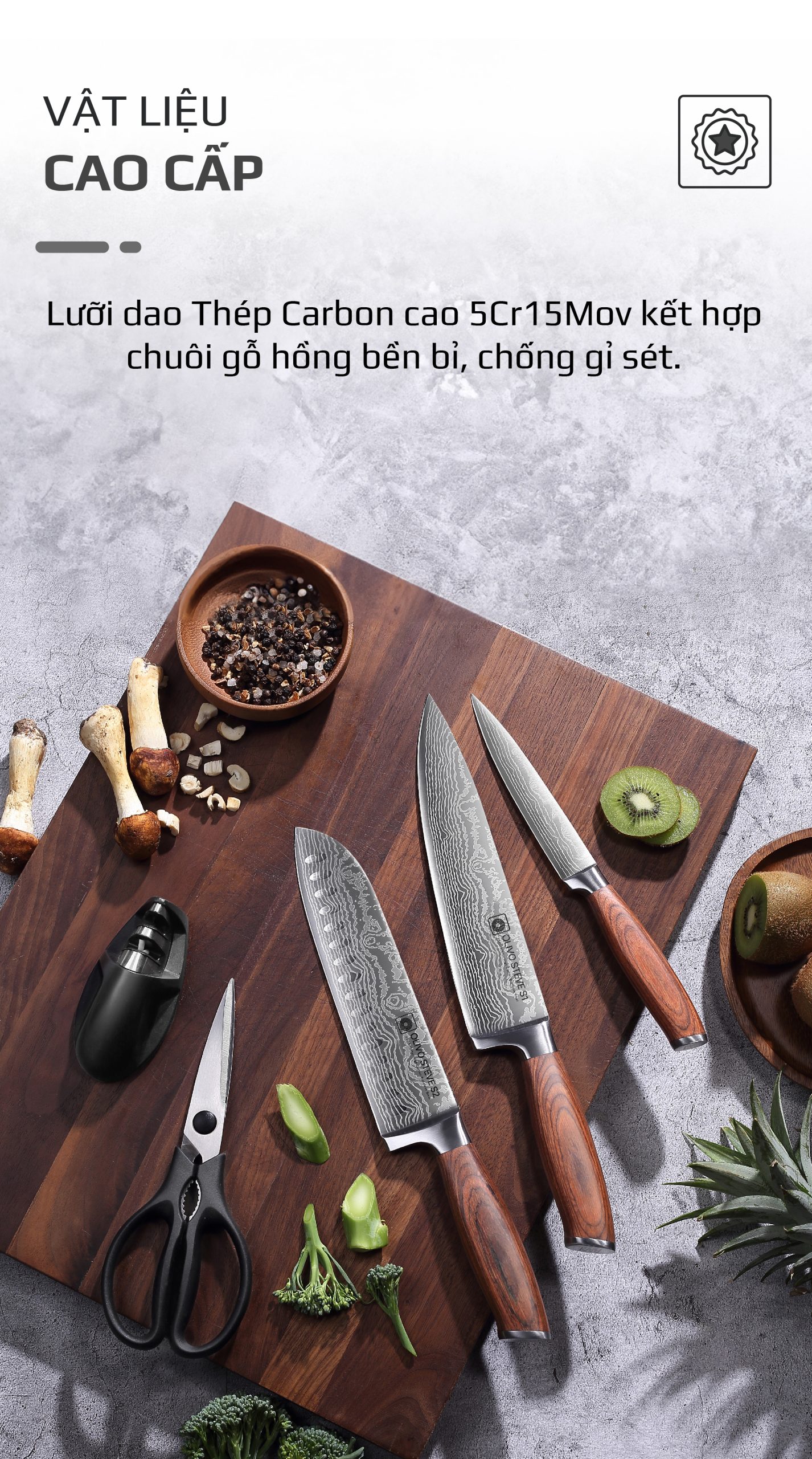 Dụng Cụ Mài Dao Kéo OLIVO KS1