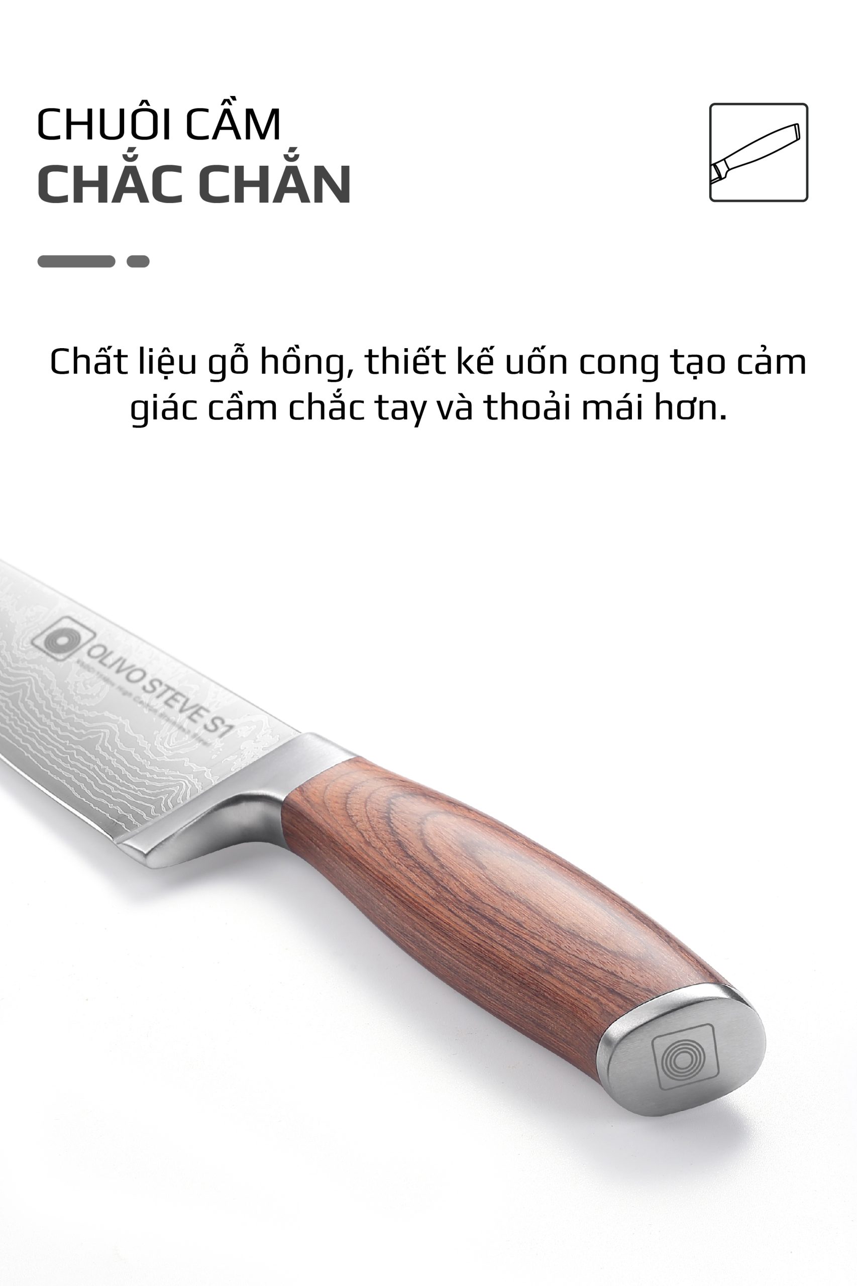 Bộ Dao 4 Món OLIVO STEVE