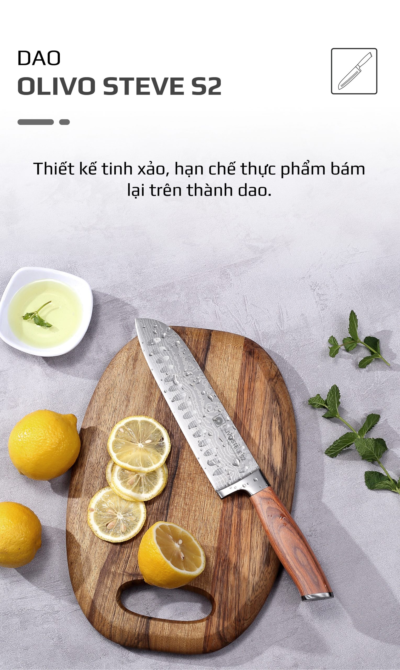 Bộ Dao 4 Món OLIVO STEVE