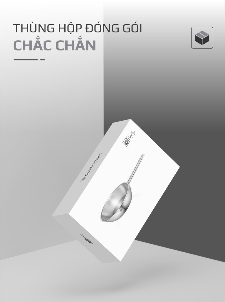 CHẢO INOX OLIVO P2045