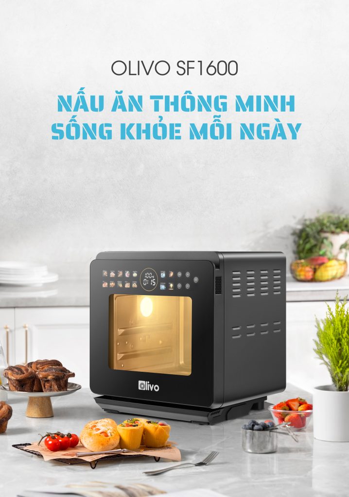 Nồi Chiên Hấp Đa Năng OLIVO SF1600