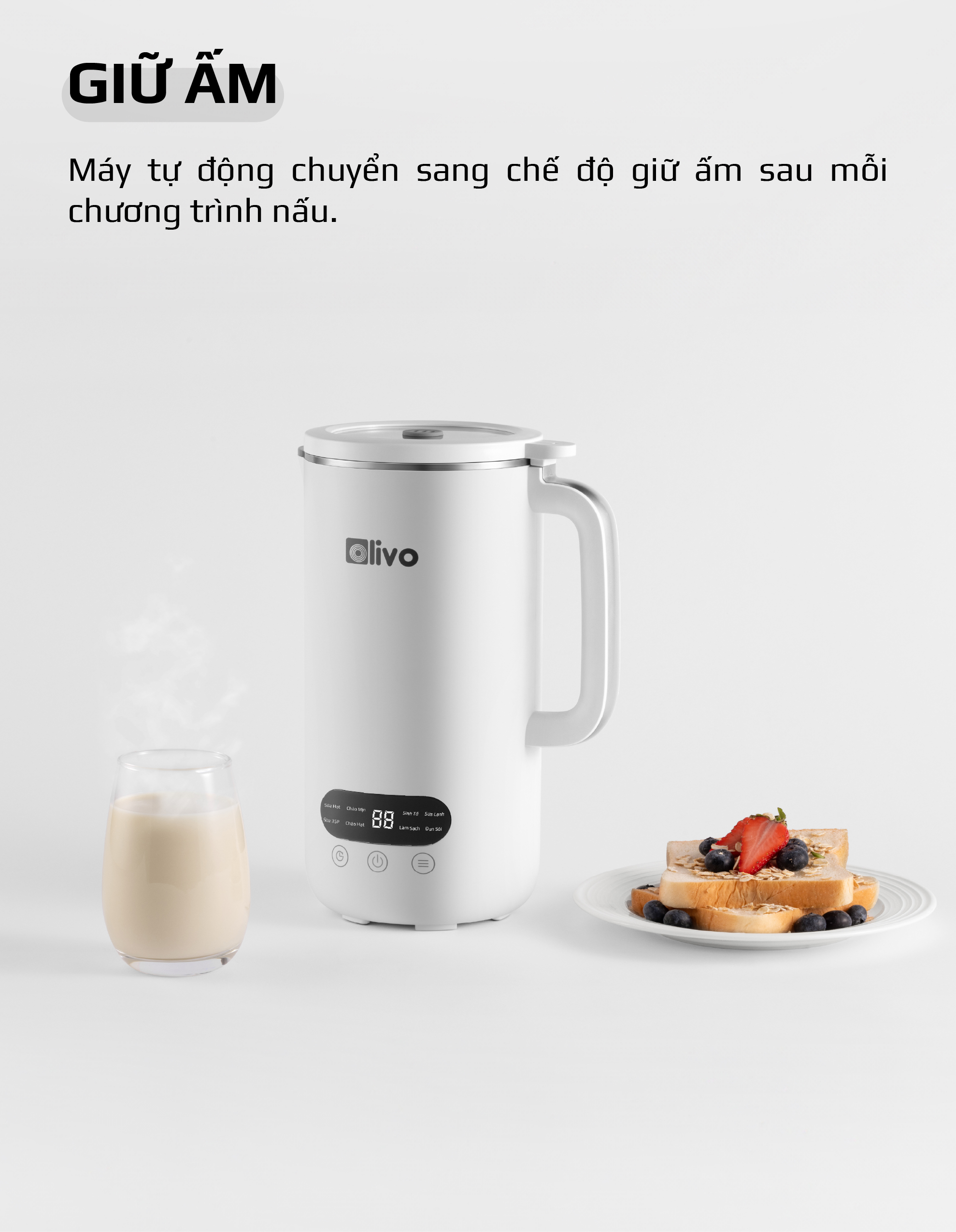 Máy Làm Sữa Hạt OLIVO CB1000