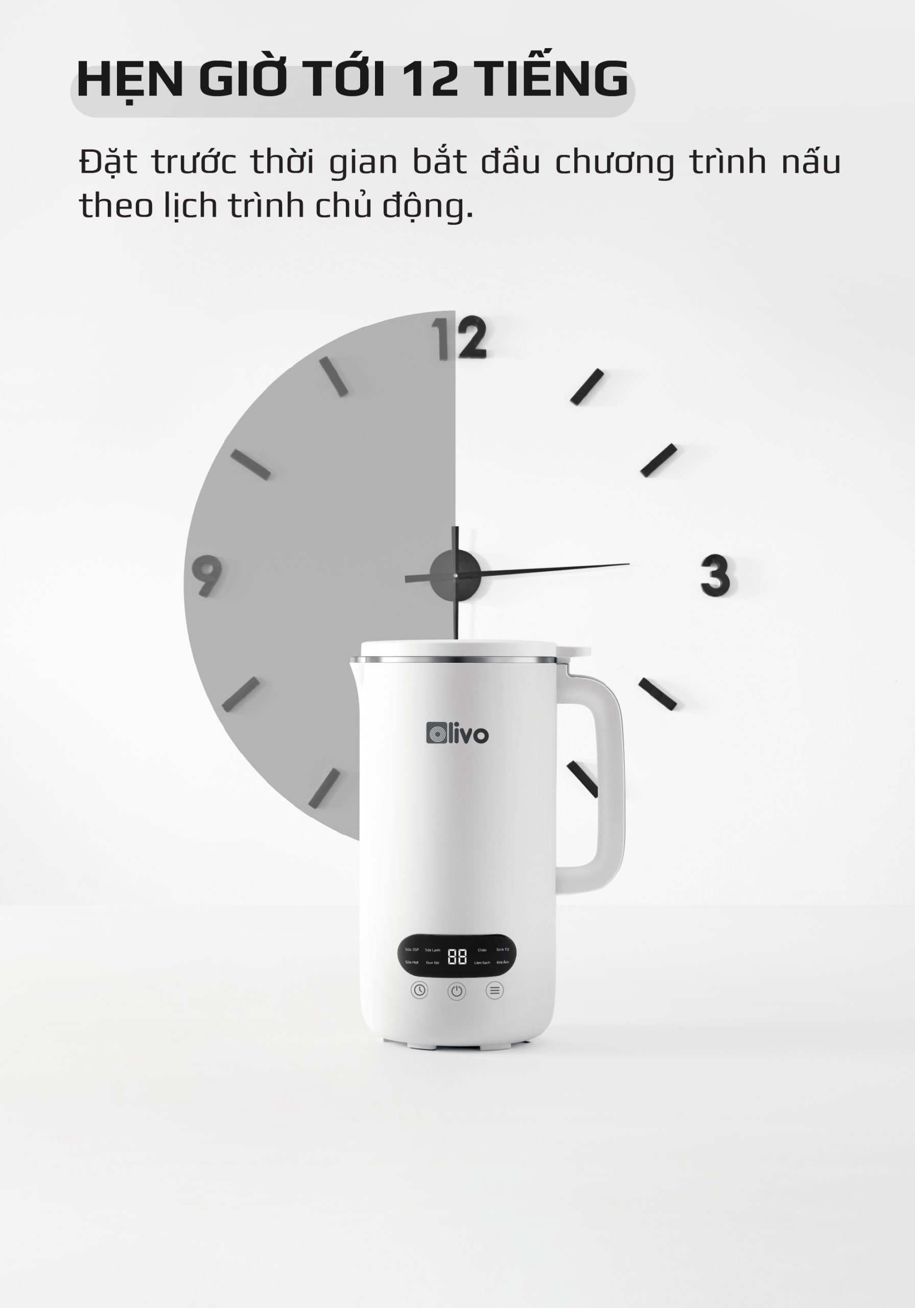 Máy Làm Sữa Hạt OLIVO CB1000