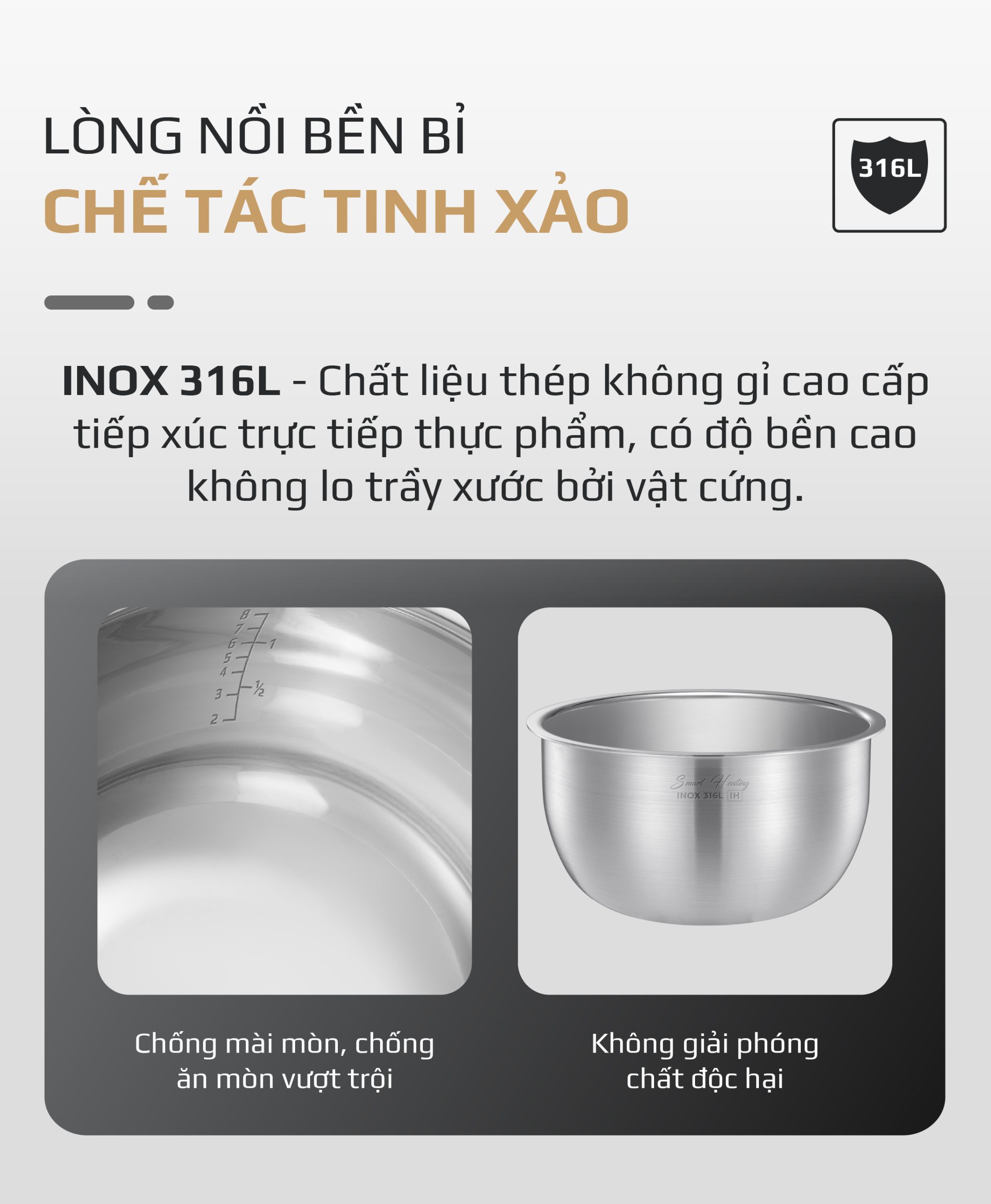 Nồi Cơm Điện Cao Tần OLIVO RC800IH