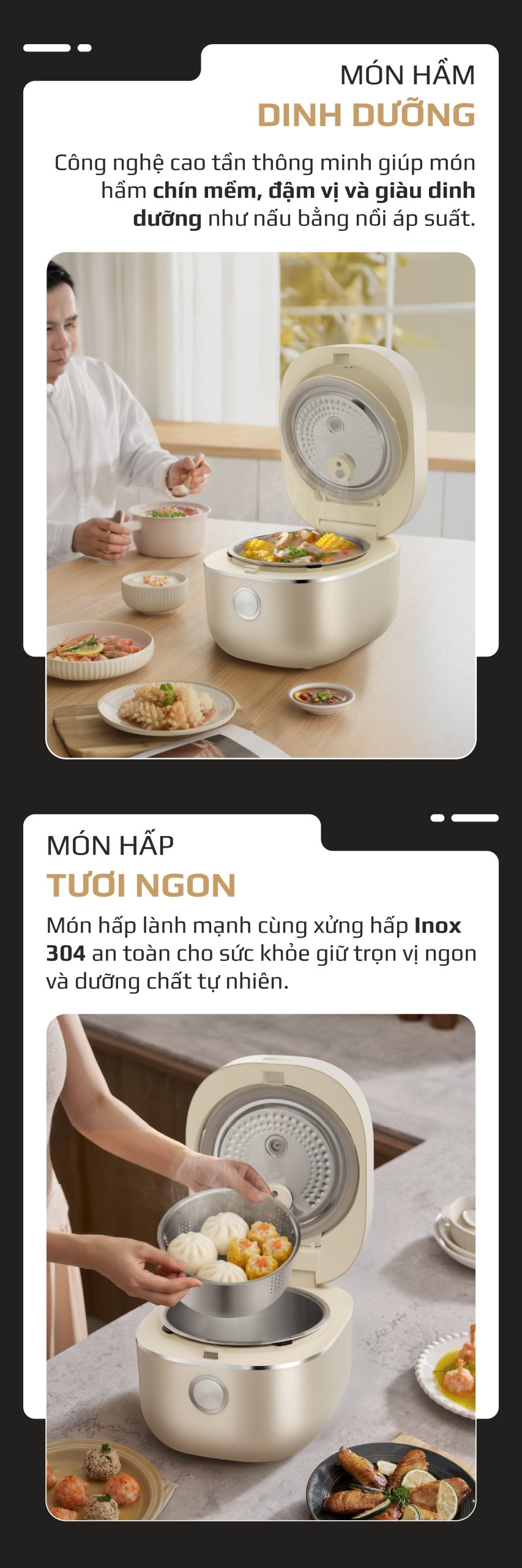 Nồi Cơm Điện Cao Tần OLIVO RC800IH