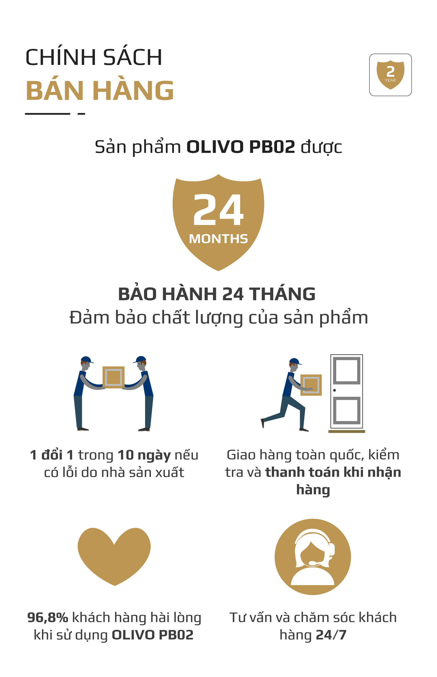 Máy Xay Sinh Tố Cầm Tay OLIVO PB02